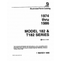 Cessna 182 & T182 Parts Catalog 1974-1986 P690-12